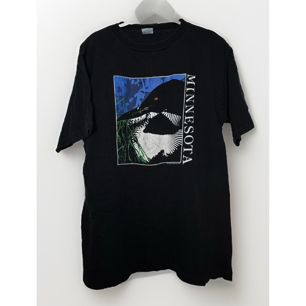 Vintage 1992 Outdoor Life Wildlife Nature Graphic T-Shirt XL